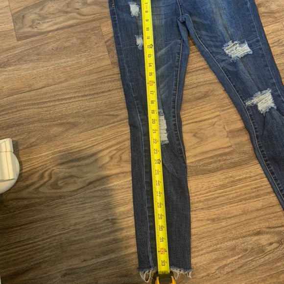 almost famous dark blue jeans size 5 - Picture 2 of 5